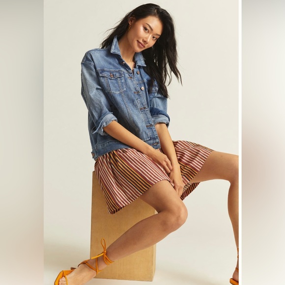 Anthropologie Jackets & Blazers - EUC Anthropologie Pilcro denim boyfriend jacket, Small Petite
